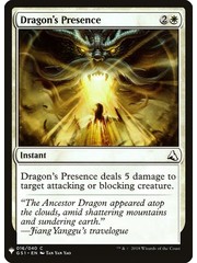 Magic: The Gathering Dragon's Presence (086) Near Mint