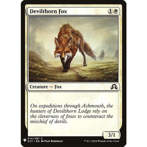 Magic: The Gathering Devilthorn Fox (075) Near Mint