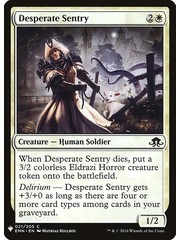 Magic: The Gathering Desperate Sentry (074) Near Mint