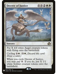 Magic: The Gathering Decree of Justice (072) Near Mint