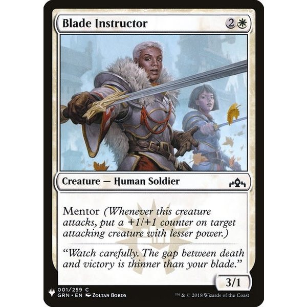 Magic: The Gathering Blade Instructor (037) Near Mint