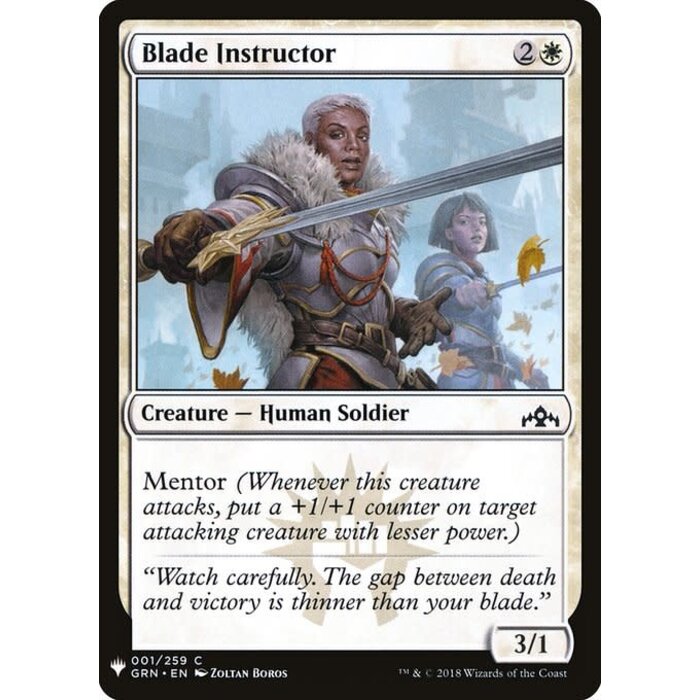 Magic: The Gathering Blade Instructor (037) Near Mint