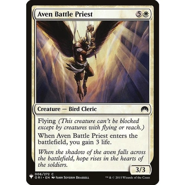 Magic: The Gathering Aven Battle Priest (030) Near Mint