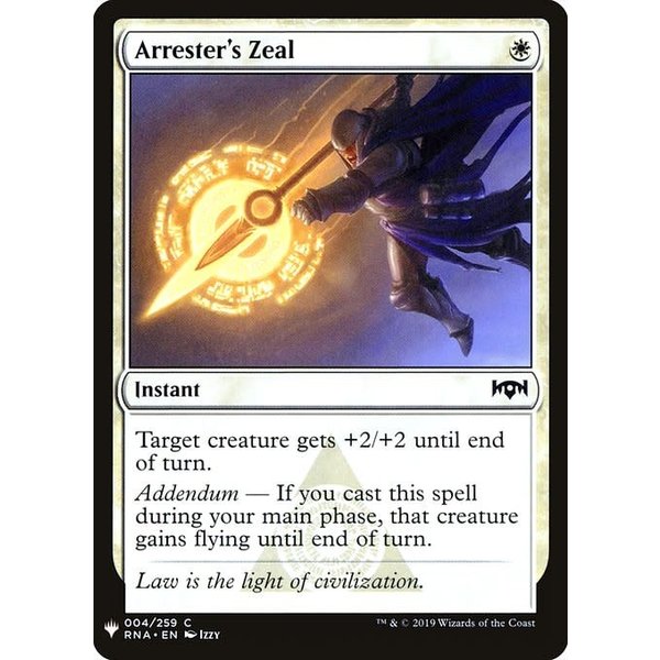 Magic: The Gathering Arrester's Zeal (027) Near Mint