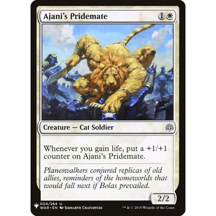 Magic: The Gathering Ajani's Pridemate (014) Near Mint