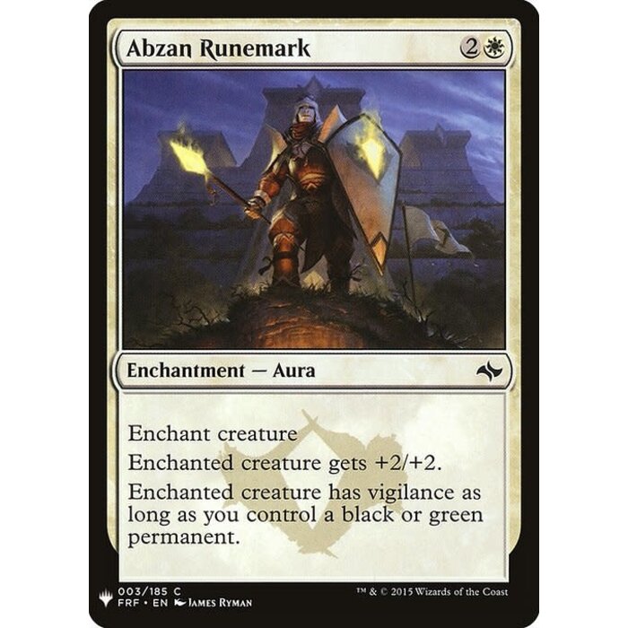 Magic: The Gathering Abzan Runemark (008) Near Mint