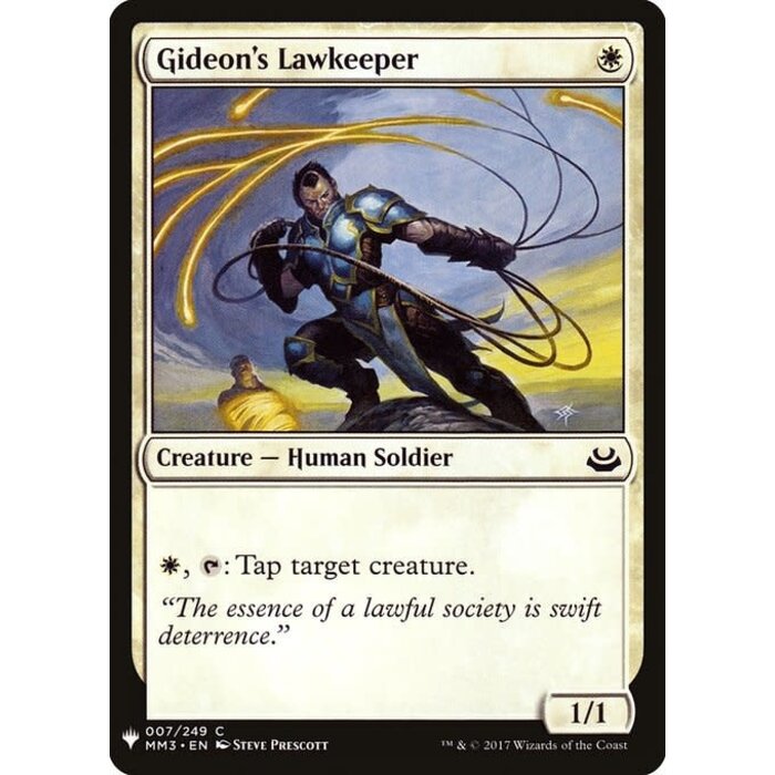 Magic: The Gathering Gideon's Lawkeeper (119) Near Mint