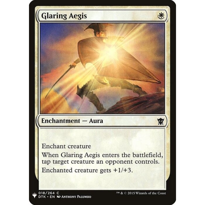 Magic: The Gathering Glaring Aegis (121) Near Mint