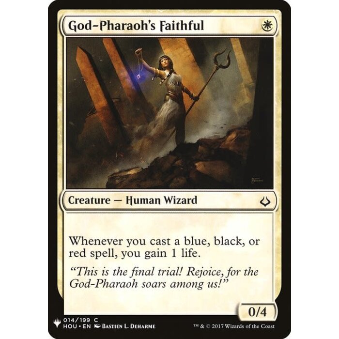 Magic: The Gathering God-Pharaoh's Faithful (124) Near Mint