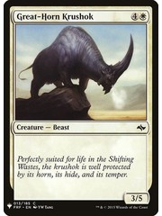 Magic: The Gathering Great-Horn Krushok (128) Near Mint