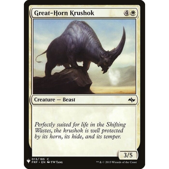 Magic: The Gathering Great-Horn Krushok (128) Near Mint
