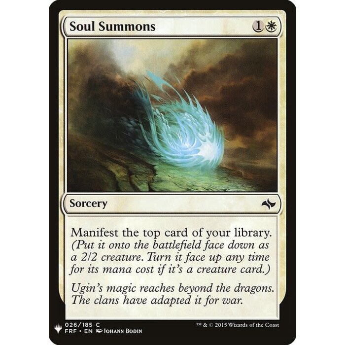 Magic: The Gathering Soul Summons (240) Near Mint