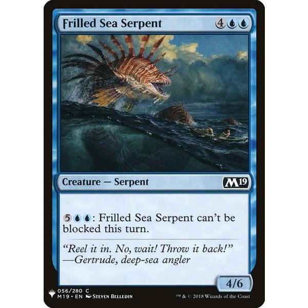 Magic: The Gathering Frilled Sea Serpent (387) Near Mint