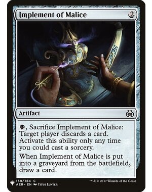 Magic: The Gathering Implement of Malice (1597) Near Mint