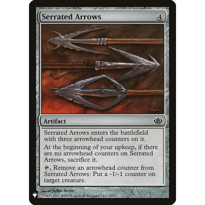Magic: The Gathering Serrated Arrows (1626) Near Mint