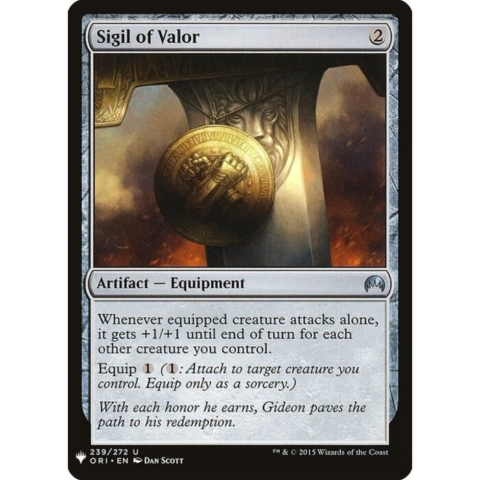 Magic: The Gathering Sigil of Valor (1628) Near Mint