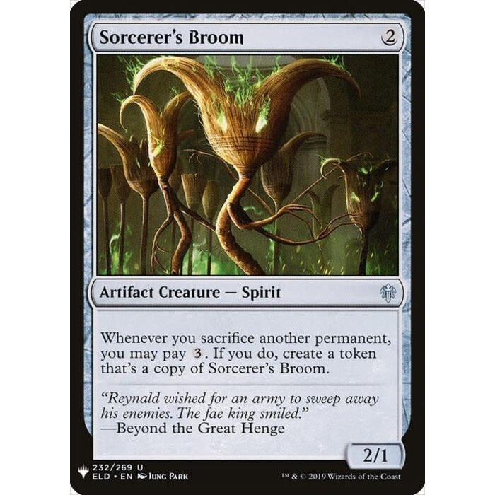 Magic: The Gathering Sorcerer's Broom (1634) Near Mint