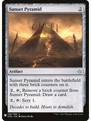 Magic: The Gathering Sunset Pyramid (1636) Near Mint