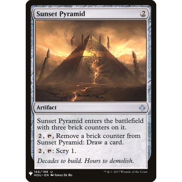 Magic: The Gathering Sunset Pyramid (1636) Near Mint