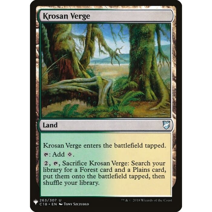 Magic: The Gathering Krosan Verge (1679) Near Mint