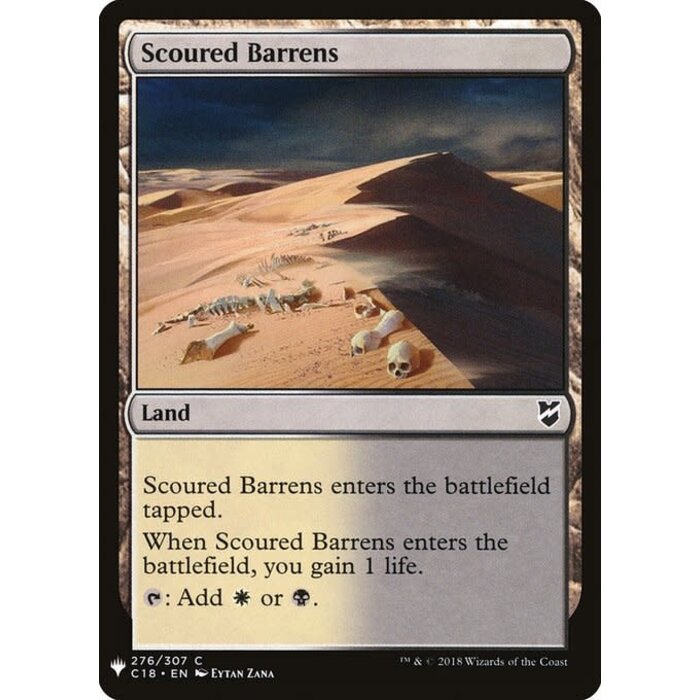 Magic: The Gathering Scoured Barrens (1686) Near Mint