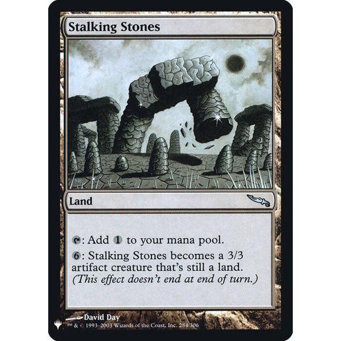 Magic: The Gathering Stalking Stones (121) Near Mint Foil