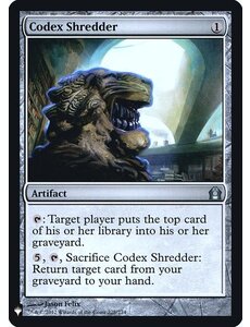 Magic: The Gathering Codex Shredder (100) Near Mint Foil
