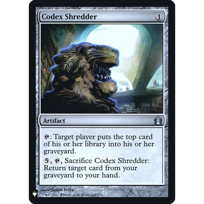 Magic: The Gathering Codex Shredder (100) Near Mint Foil