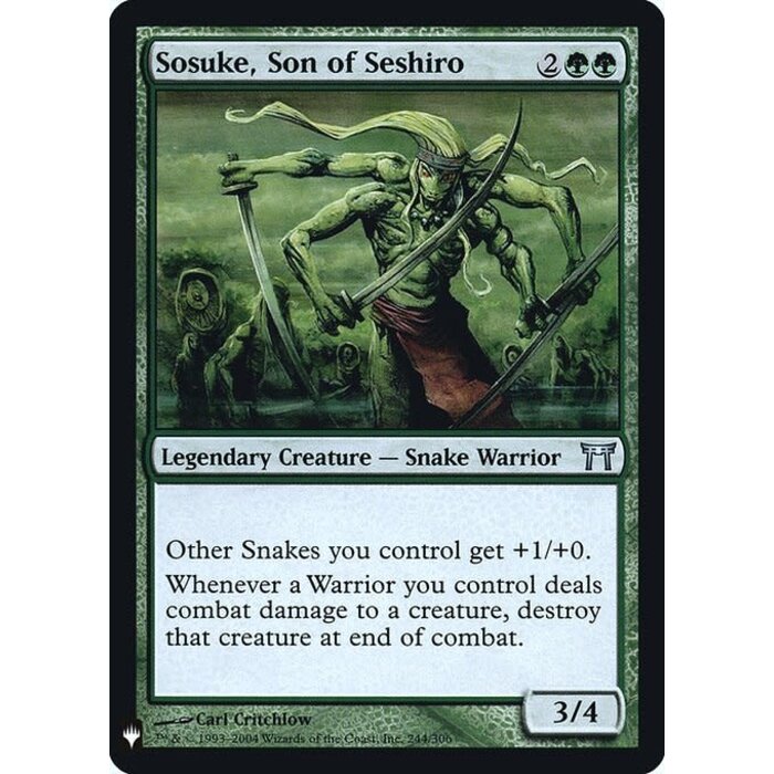 Magic: The Gathering Sosuke, Son of Seshiro (081) Near Mint Foil