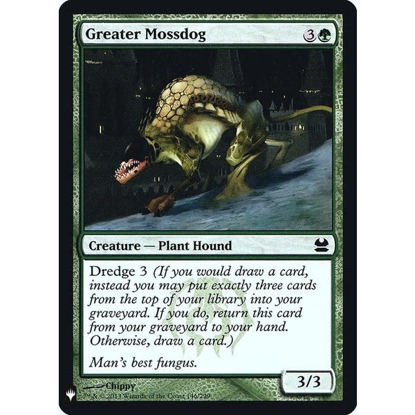 Magic: The Gathering Greater Mossdog (069) Near Mint Foil