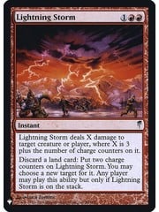 Magic: The Gathering Lightning Storm (054) Near Mint Foil