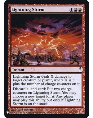 Magic: The Gathering Lightning Storm (054) Near Mint Foil