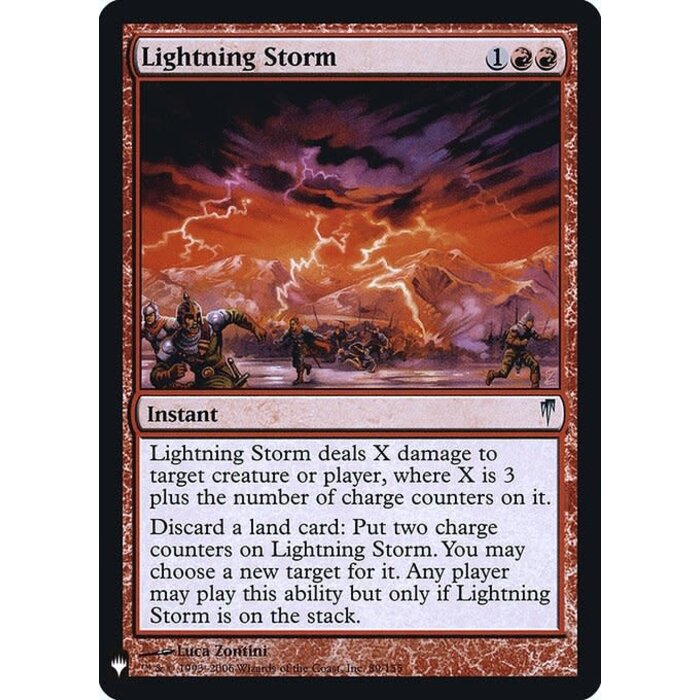 Magic: The Gathering Lightning Storm (054) Near Mint Foil