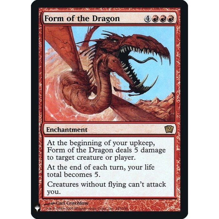 Magic: The Gathering Form of the Dragon (051) Near Mint Foil