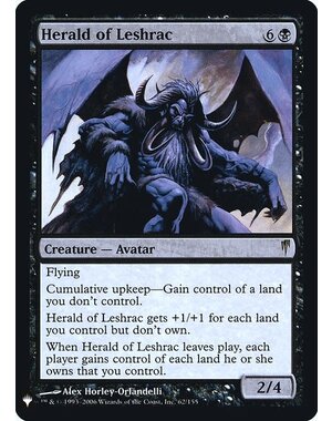 Magic: The Gathering Herald of Leshrac (038) Near Mint Foil