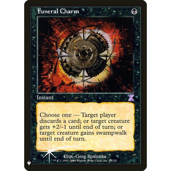 Magic: The Gathering Funeral Charm (037) Near Mint Foil