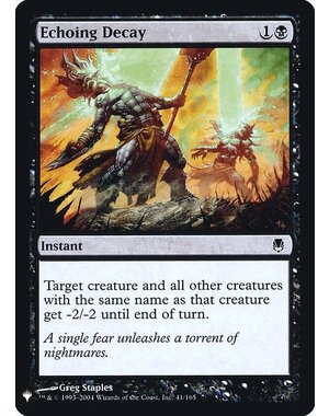 Magic: The Gathering Echoing Decay (036) Near Mint Foil