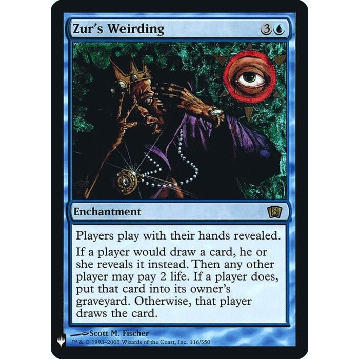 Magic: The Gathering Zur's Weirding (032) Near Mint Foil