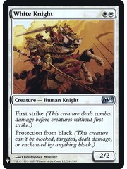 Magic: The Gathering White Knight (019) Near Mint Foil