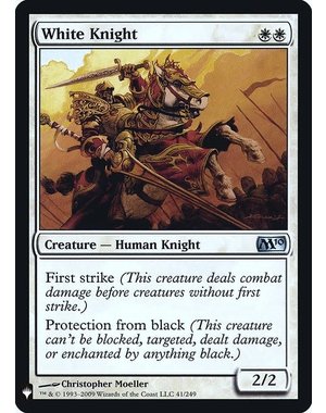 Magic: The Gathering White Knight (019) Near Mint Foil