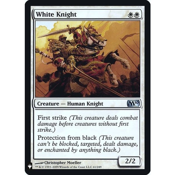 Magic: The Gathering White Knight (019) Near Mint Foil