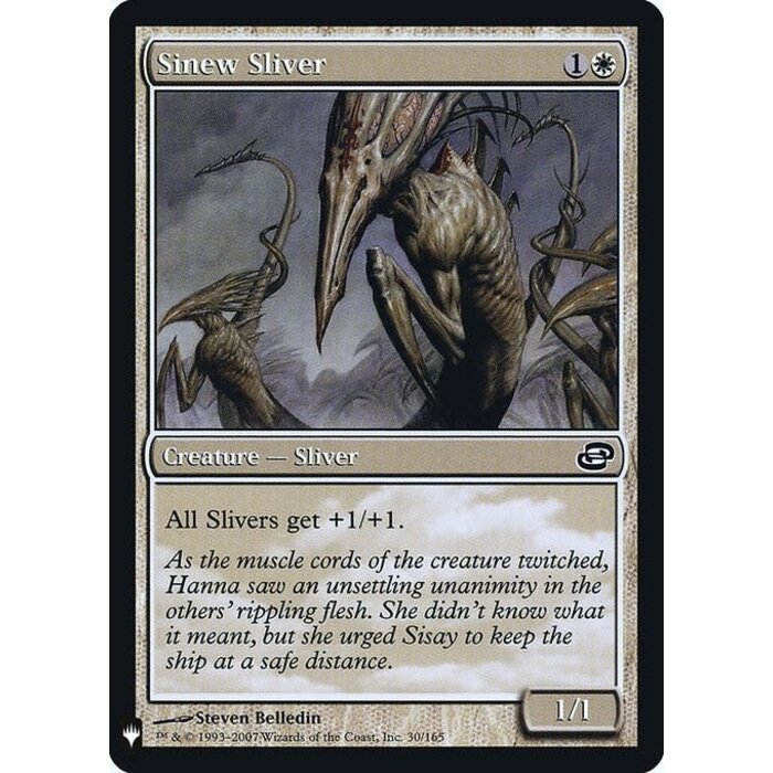 Magic: The Gathering Sinew Sliver (014) Near Mint Foil