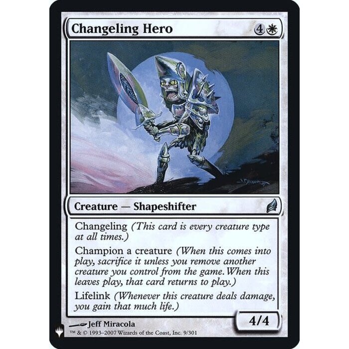 Magic: The Gathering Changeling Hero (004) Near Mint Foil