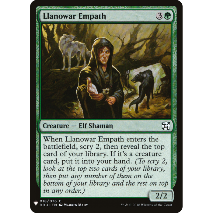 Magic: The Gathering Llanowar Empath (1262) Near Mint