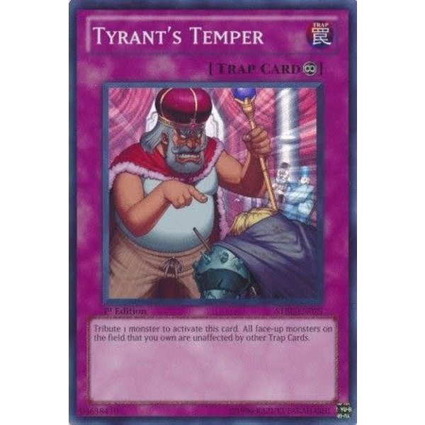 Konami Tyrant's Temper (STBL-EN079) 1ST Lightly Played