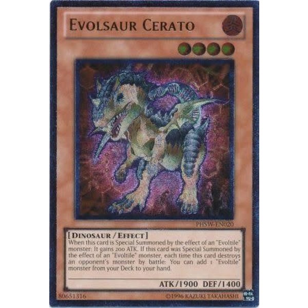 Konami Evolsaur Cerato (UTR) (PHSW-EN020) UNL Lightly Played