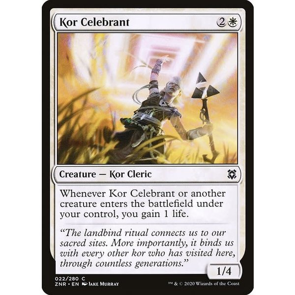 Magic: The Gathering Kor Celebrant (022) Near Mint Foil