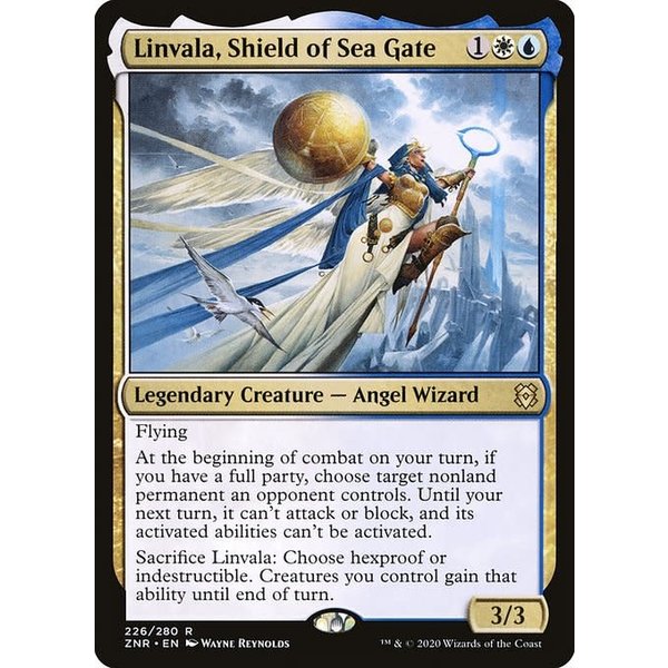 Magic: The Gathering Linvala, Shield of Sea Gate (226) Lightly Played