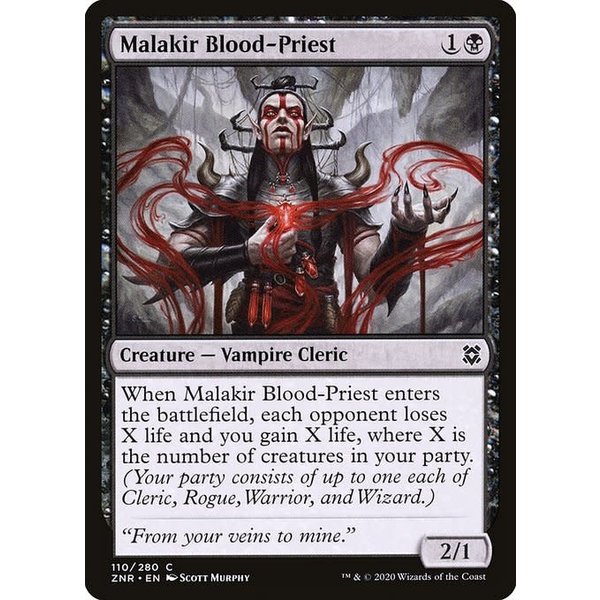 Magic: The Gathering Malakir Blood-Priest (110) Near Mint