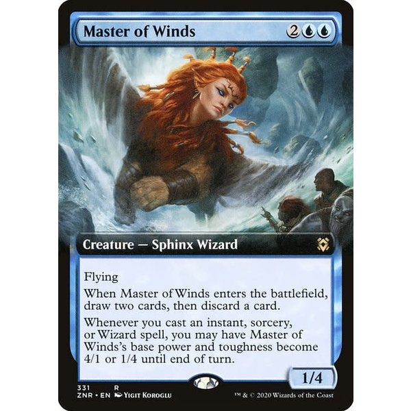 Magic: The Gathering Master of Winds (Extended Art) (331) Lightly Played Foil